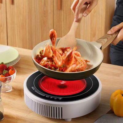 Induktionskocher 3500W Schwarzgold Keramikglasplatte Einbrenner zum Kochen von Lebensmitteln