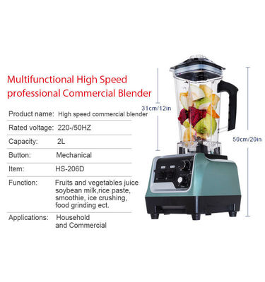 Home Küche Haushaltsgeräte Silvercrest Handels-Smoothie-Hersteller mit 2L-Blender