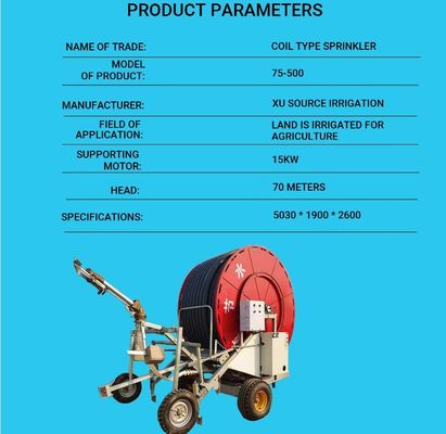 11kw Sprinklermaschine für Haushaltswasserbewässerung