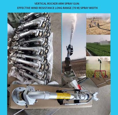 11kw Bewässerungsgeräte für Landwirtschaftsbetriebe Sprinkler Sprühen Schlauch Spulen Bewässerungsmaschine
