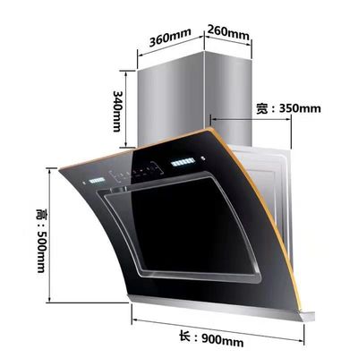 200W Elektrostatische Kapuzenmaschine und Ölnebelreiniger Lampenblack Reinigungsmaschine
