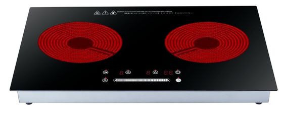 2 Brennerplatten Gaskocher und elektrischer Doppelkocher Induktionskocher zum Kochen in der Küche