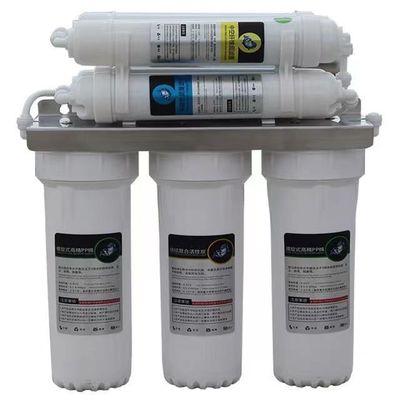 Wandmontierte Haushaltswasserreiniger mit 5-stufiger Umkehrosmose mit Warmwasserfunktion
