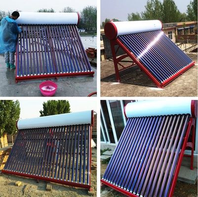 Direktzirkulation Split Solarpanel Warmwasserbereiter 150L 200L 240L 300L Evakuierungsrohr