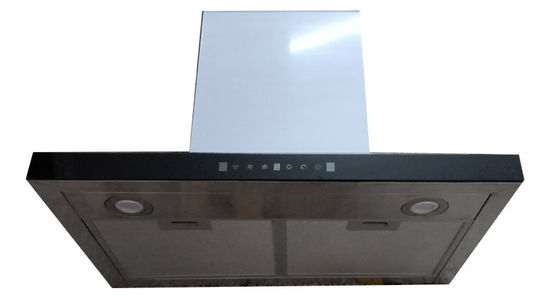 220V Edelstahl gehärtetes Glas Großsaug-Doppelsug-Range-Hüllen für die Küche