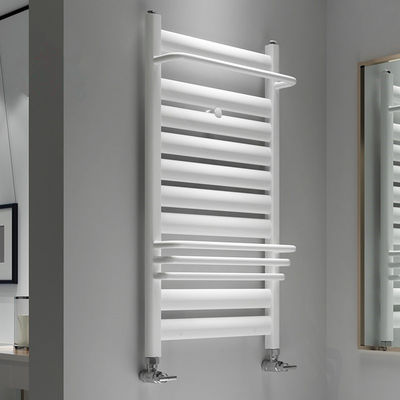 Thermostat Wandmontierte Warmwasserkühler Stahl 60D Weiß Kohlenstoffarm Stahl Heizung Haushalt