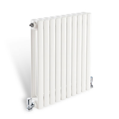 Heizung für den Haushalt Thermostat-Aluminiumradiator aus zusammengesetztem Stahl mit Warmwasserkreislauf
