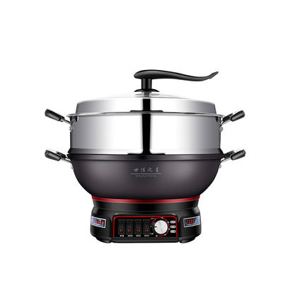 Elektrische Grillpfanne mit sichtbarem Glasdeckel 40 cm