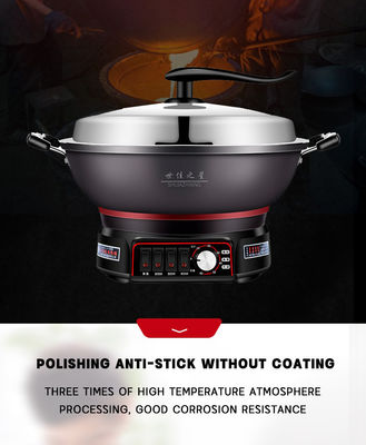 Elektrische Grillpfanne mit sichtbarem Glasdeckel 40 cm