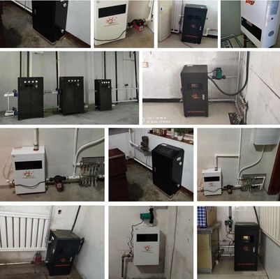 8 kW elektrischer Warmwasserbereiter Kessel Einstellbarer Thermostat an der Wand für Zentralheizung