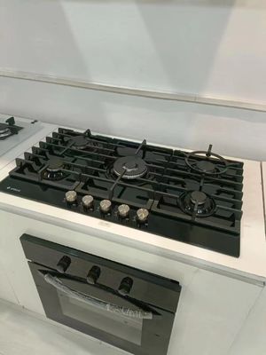 Automatische Zündung 5 Brenner Gaskocher für das Kochen in kommerziellen Küchen