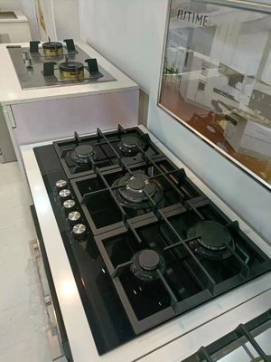 Automatische Zündung 5 Brenner Gaskocher für das Kochen in kommerziellen Küchen