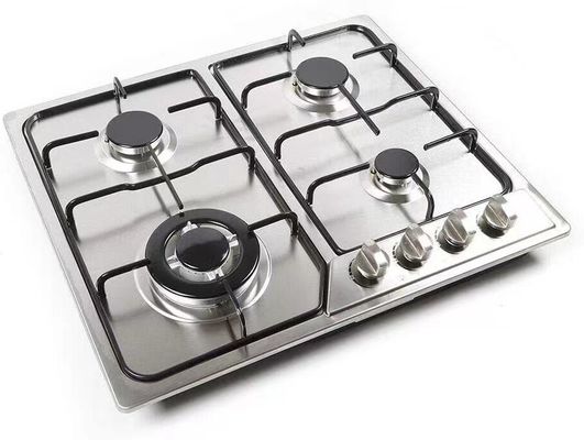 Küchengerät Tischgasherd mit 4 Brennern und Keramik-/Glasfläche