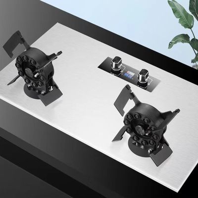 Küchengerät Tengao Metallkanten Tischknopf Knopf Erdgas / Gaskocher mit Doppelbrenner