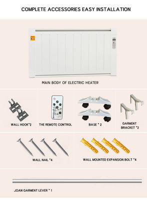 Wärme im Garten 500 Watt Wandheizung für Winter Energieeinsparungen
