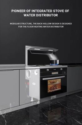 Hauswirtschaftlicher Erdgas-Verflüssigungs-Gas-Abwärtskocher mit integrierter Komponente mit Doppelkocher