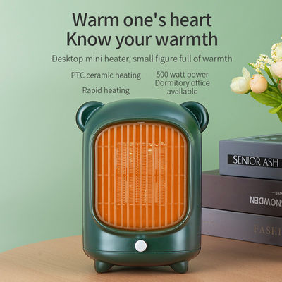 500 Watt PTC Keramik Elektroventilator Portable Smart Personal Mini Retro Raumheizung mit CE
