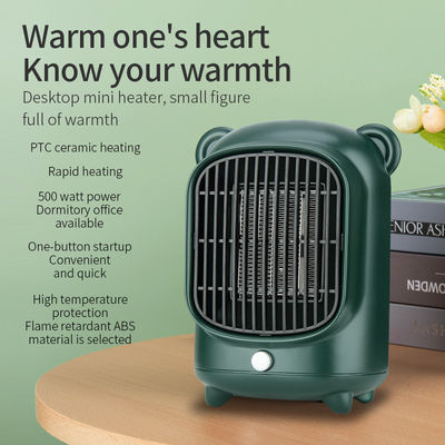 500 Watt PTC Keramik Elektroventilator Portable Smart Personal Mini Retro Raumheizung mit CE