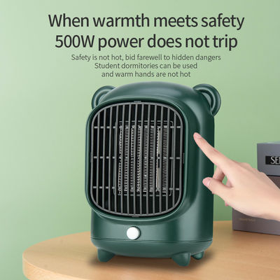 500 Watt PTC Keramik Elektroventilator Portable Smart Personal Mini Retro Raumheizung mit CE