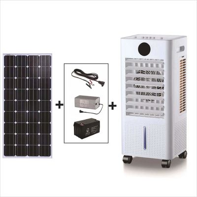 Private Form Dc12v Solarenergie Verdunstungsluftkühler Fernbedienung Solarwasser
