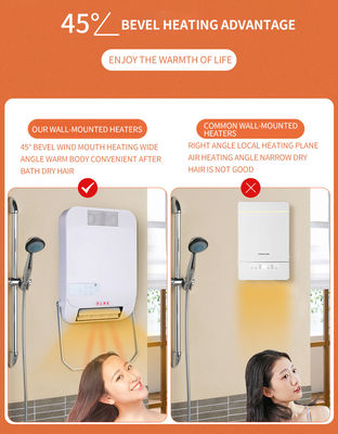 ABS und elektronische Komponenten Elektrische Heizung für kleine Bäder QN-1800