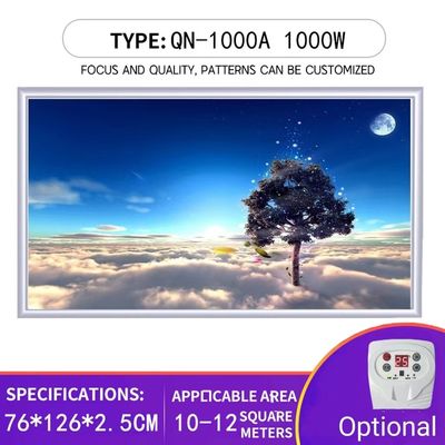 Thermostatischer Regler Optional Kohlenstoffkristallwandmontierte Raumheizung für den Haushalt