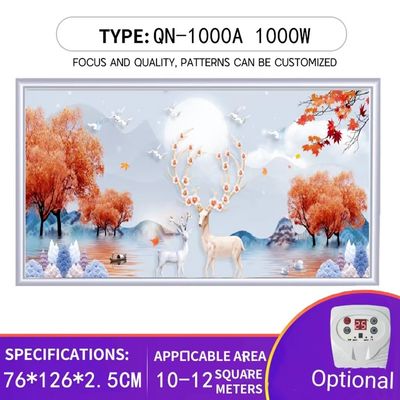 Thermostatischer Regler Optional Kohlenstoffkristallwandmontierte Raumheizung für den Haushalt