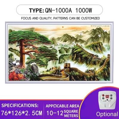 Thermostatischer Regler Optional Kohlenstoffkristallwandmontierte Raumheizung für den Haushalt