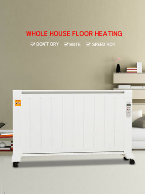 Elektrische LCD-Anzeige WiFi-App Wandmontierte Badezimmerradiator Konvektionsheizung 1600W 220V