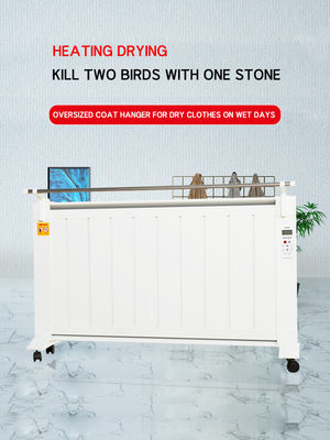 Elektrische LCD-Anzeige WiFi-App Wandmontierte Badezimmerradiator Konvektionsheizung 1600W 220V