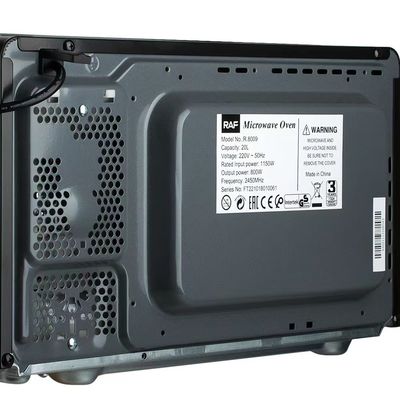BD--1 Elektrischer Mikrowellenofen mit Grill 800W 20L in Schwarz