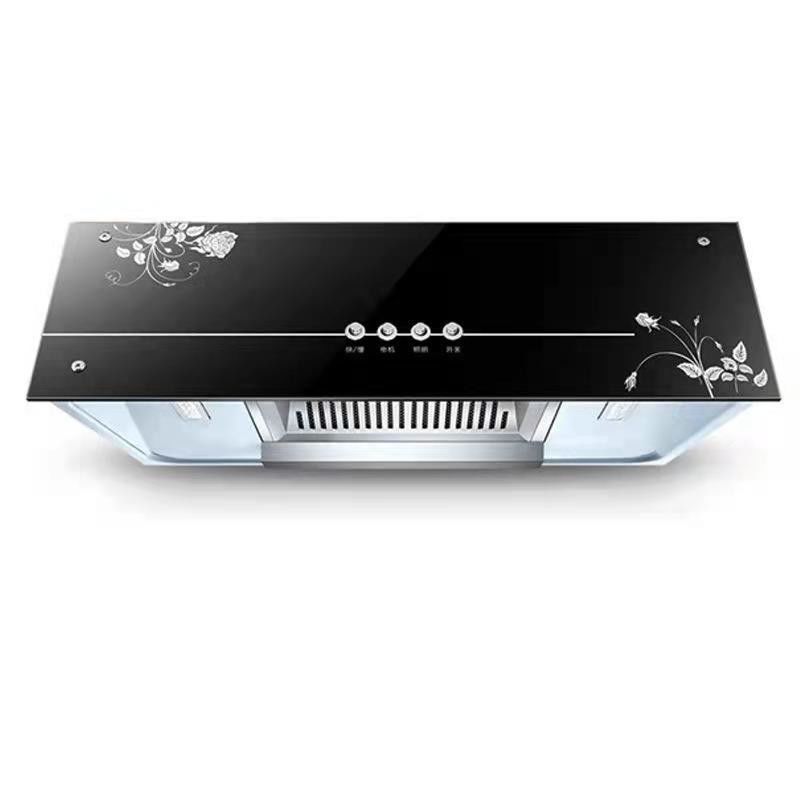 90 cm europäische Kupfermotor-Touch-Steuerung Glas-Range Hood für CE Küchengerät